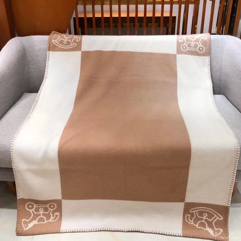 BLANKET WOOL THROW BABY AVALON ADADA HERMES 0512